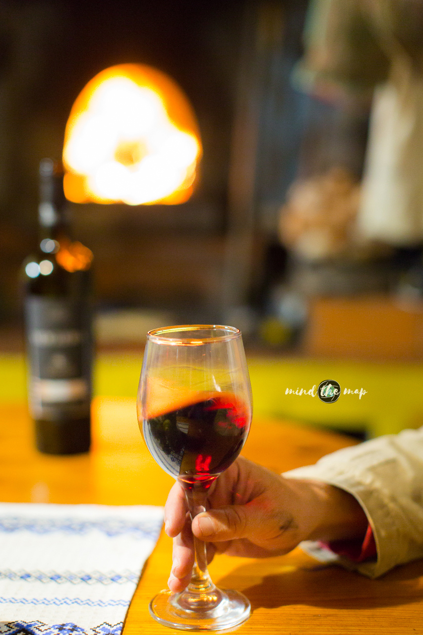 red wine tasting