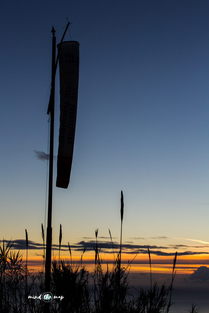 sunset at take-off