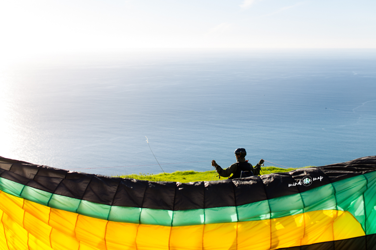take-off paragliding Madeira
