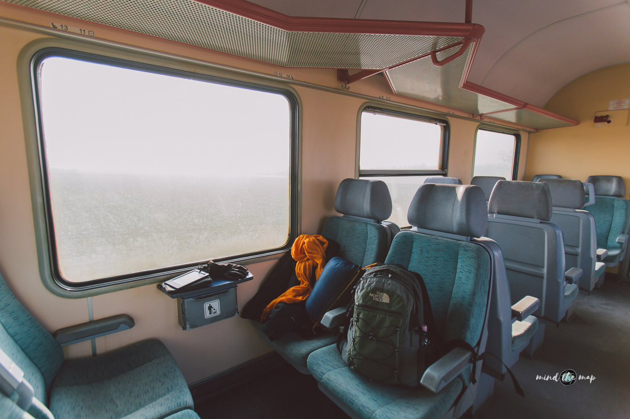 Hungarian train to lake Balaton