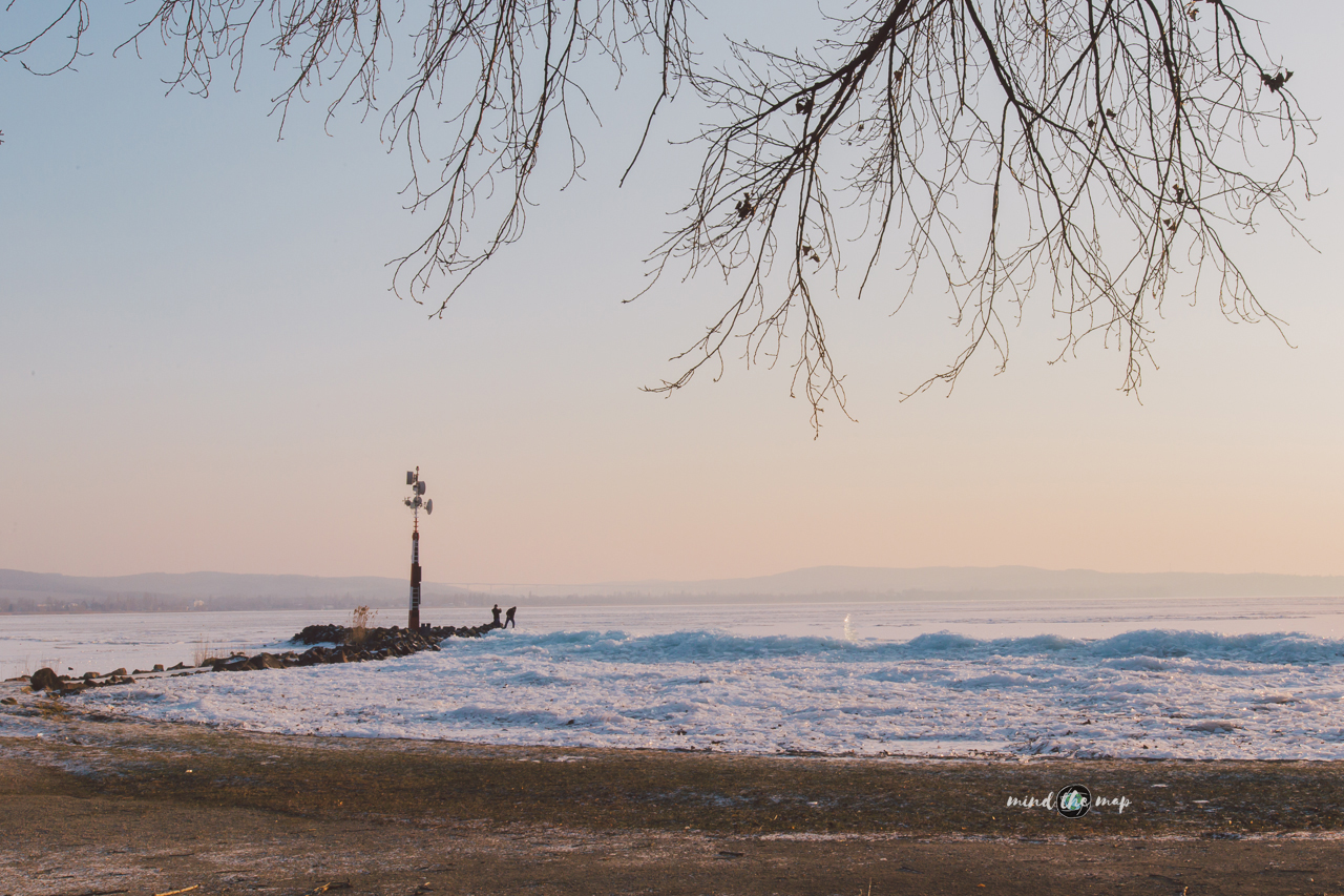 frozen Balaton