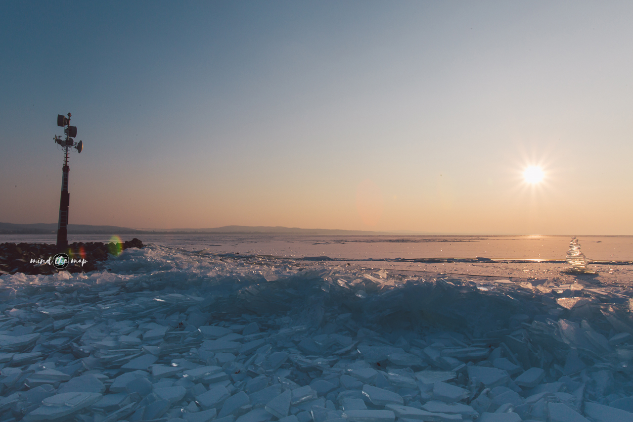 frozen Balaton