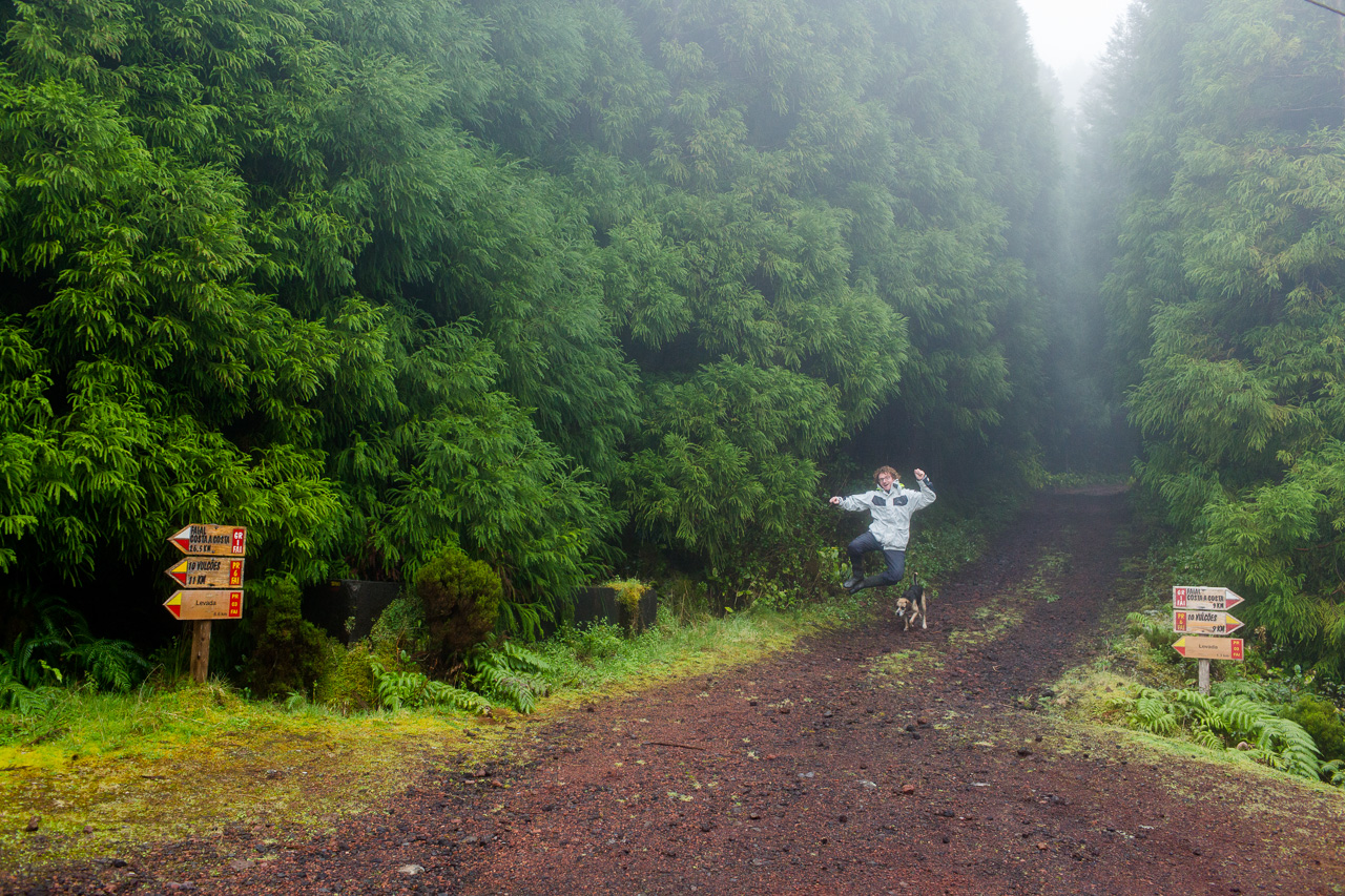 levada walk Faial