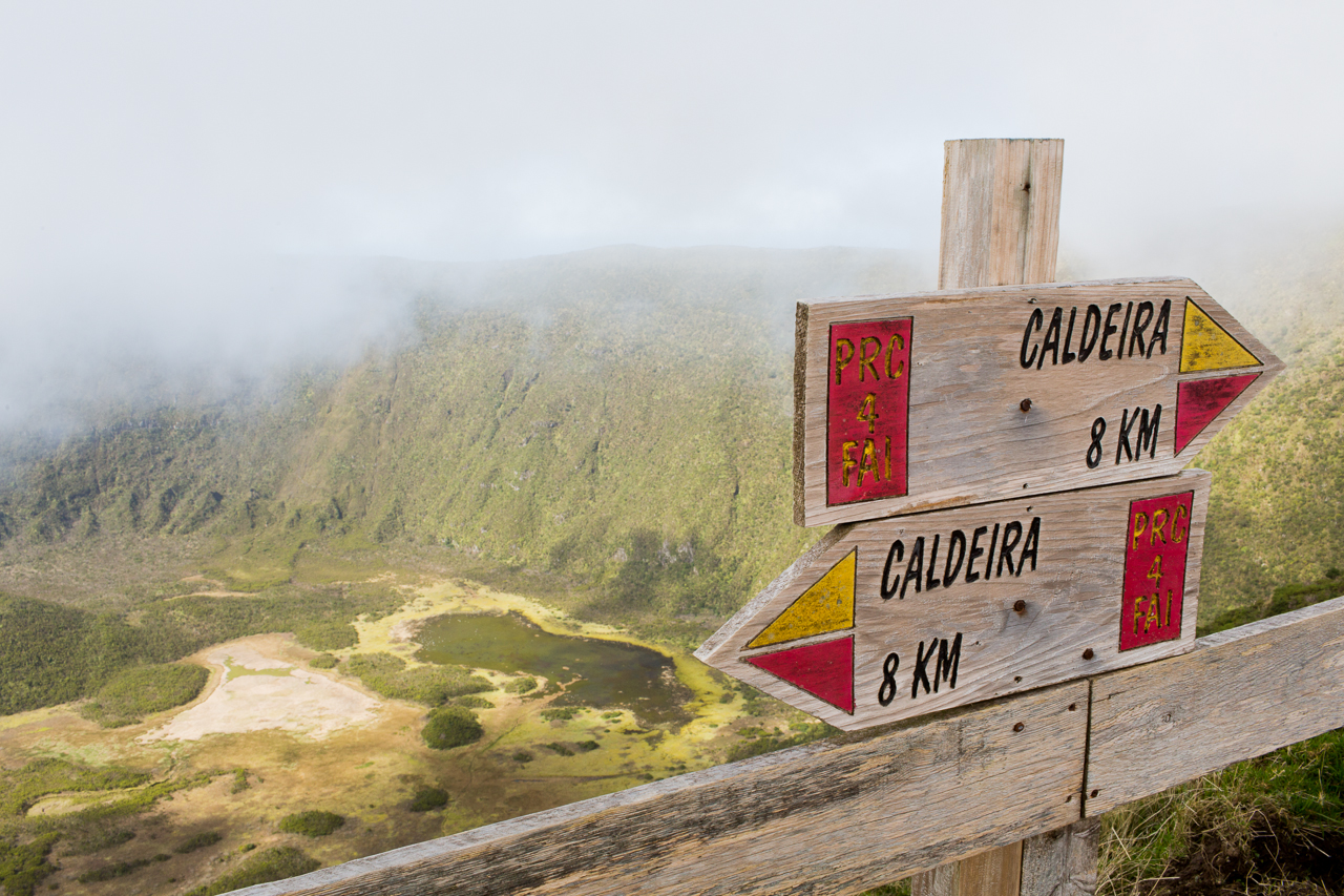 Caldeira caldera Faial Azores