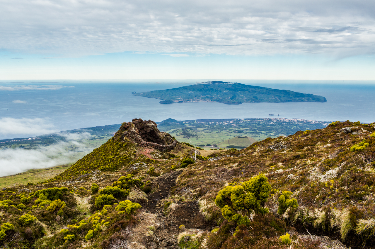 climing Pico mountain Azores