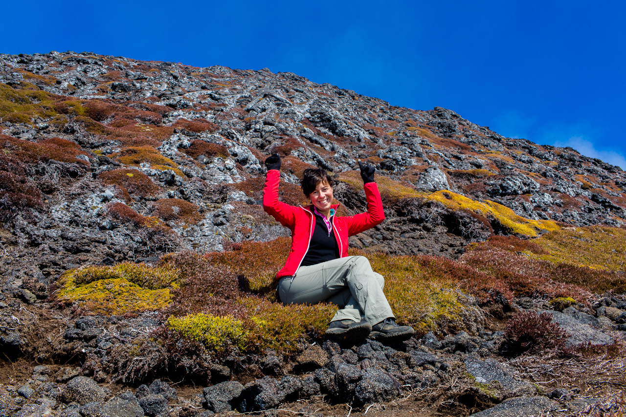 climing Pico mountain Azores