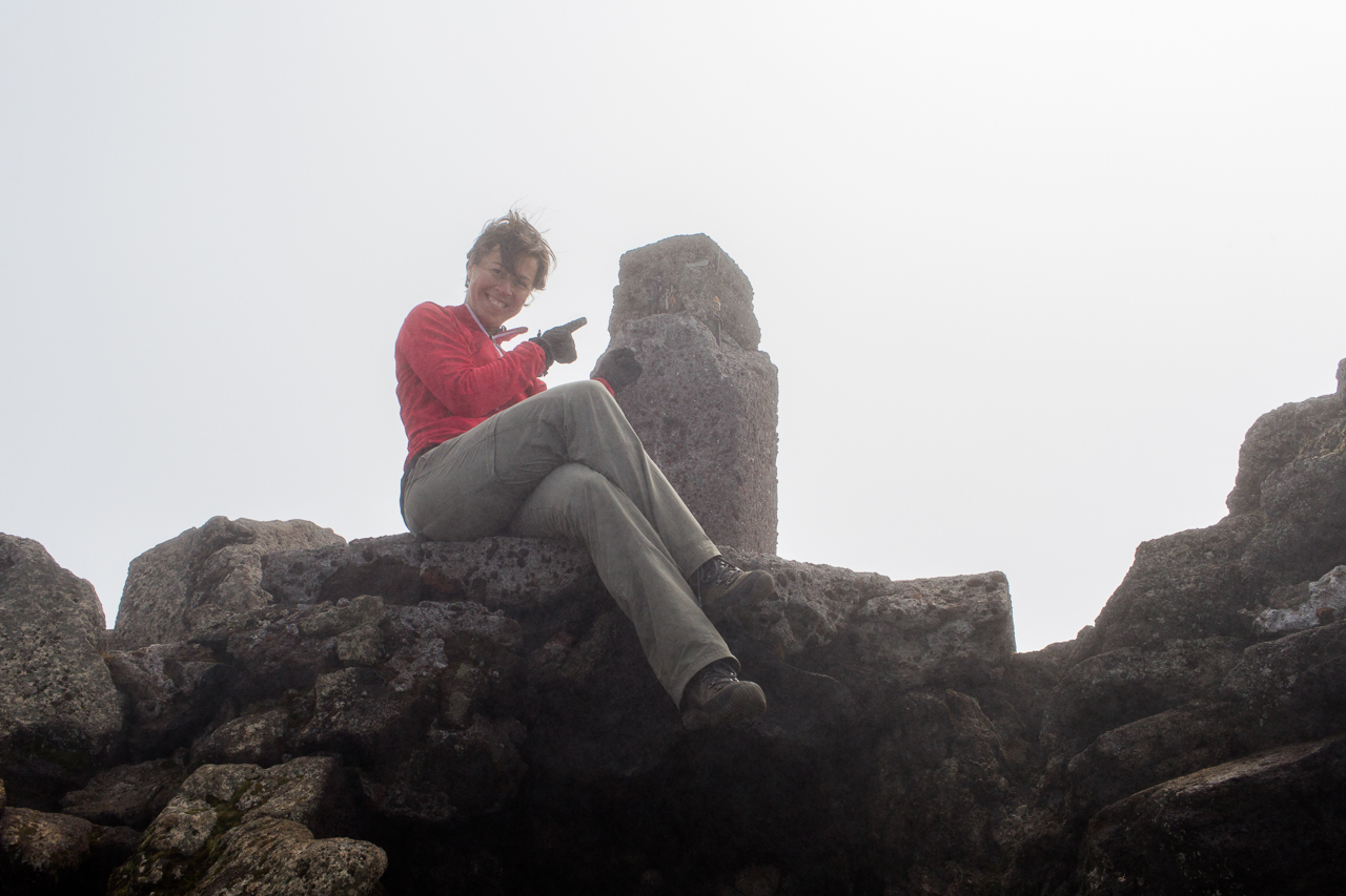 climing Pico mountain Azores