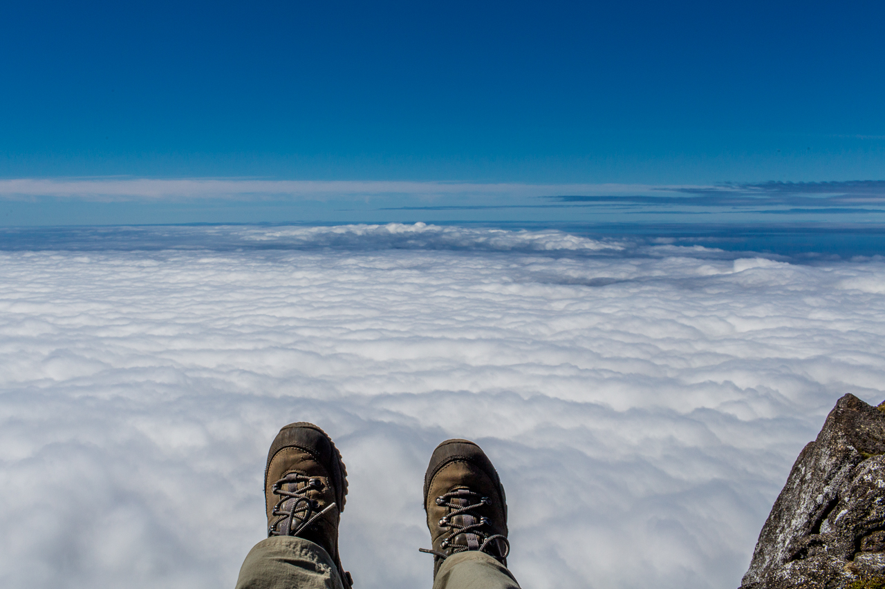 climing Pico mountain Azores