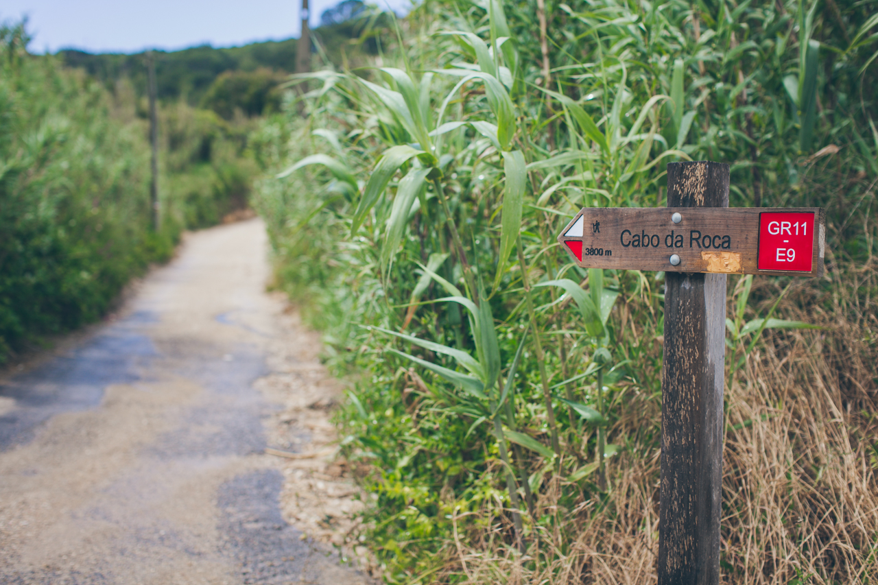 footpath to Cabo da Roca portugal