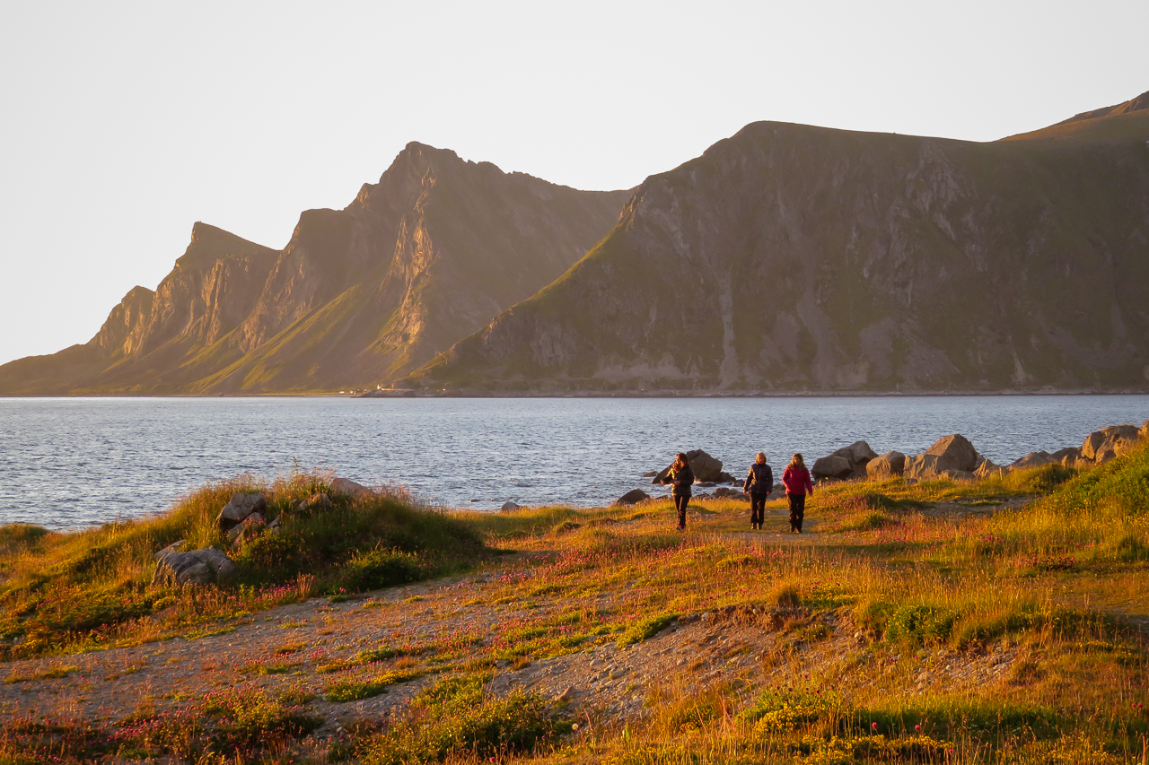 Lofoten Norway midnight sun
