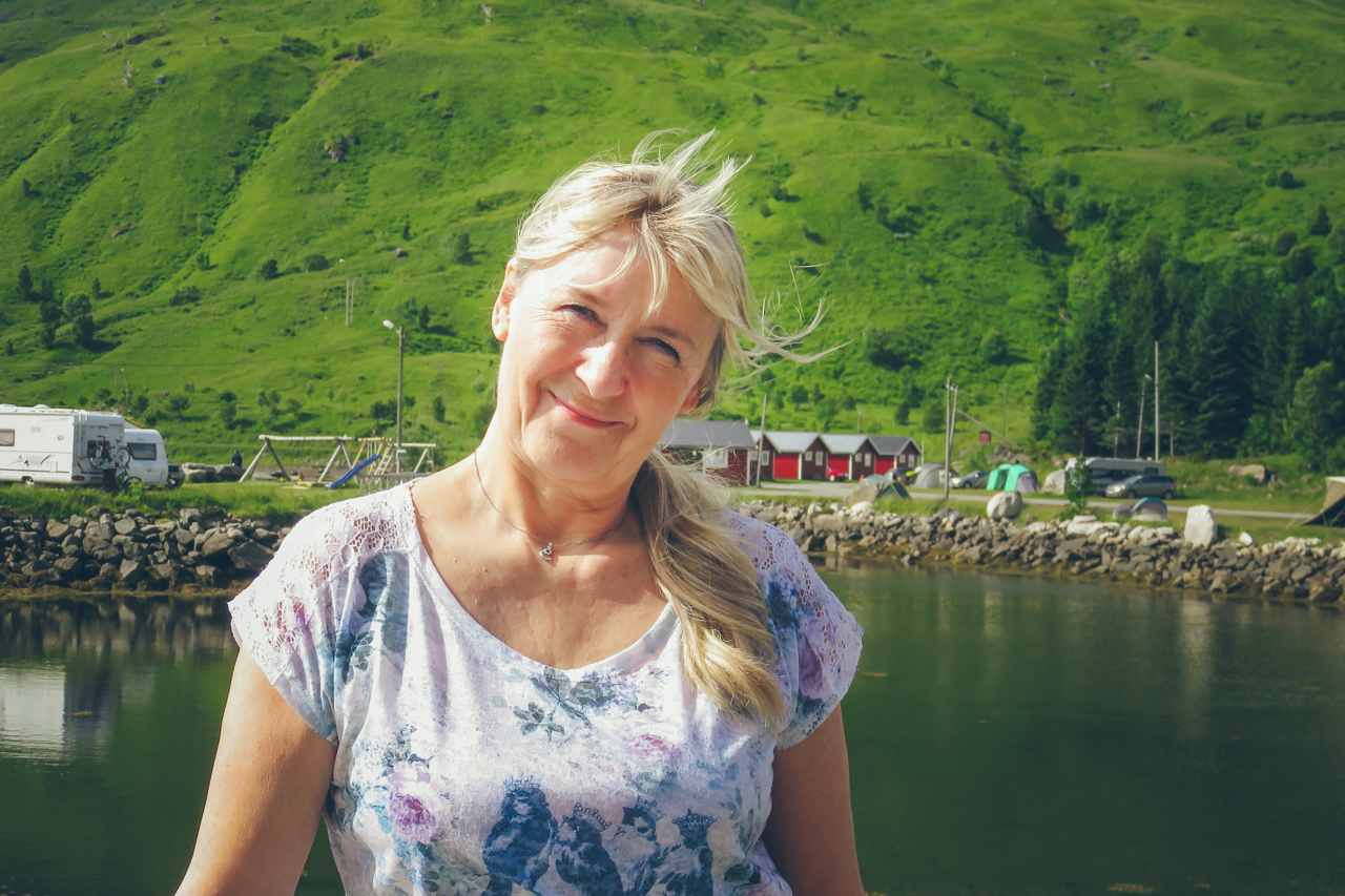 Kate on Lofoten
