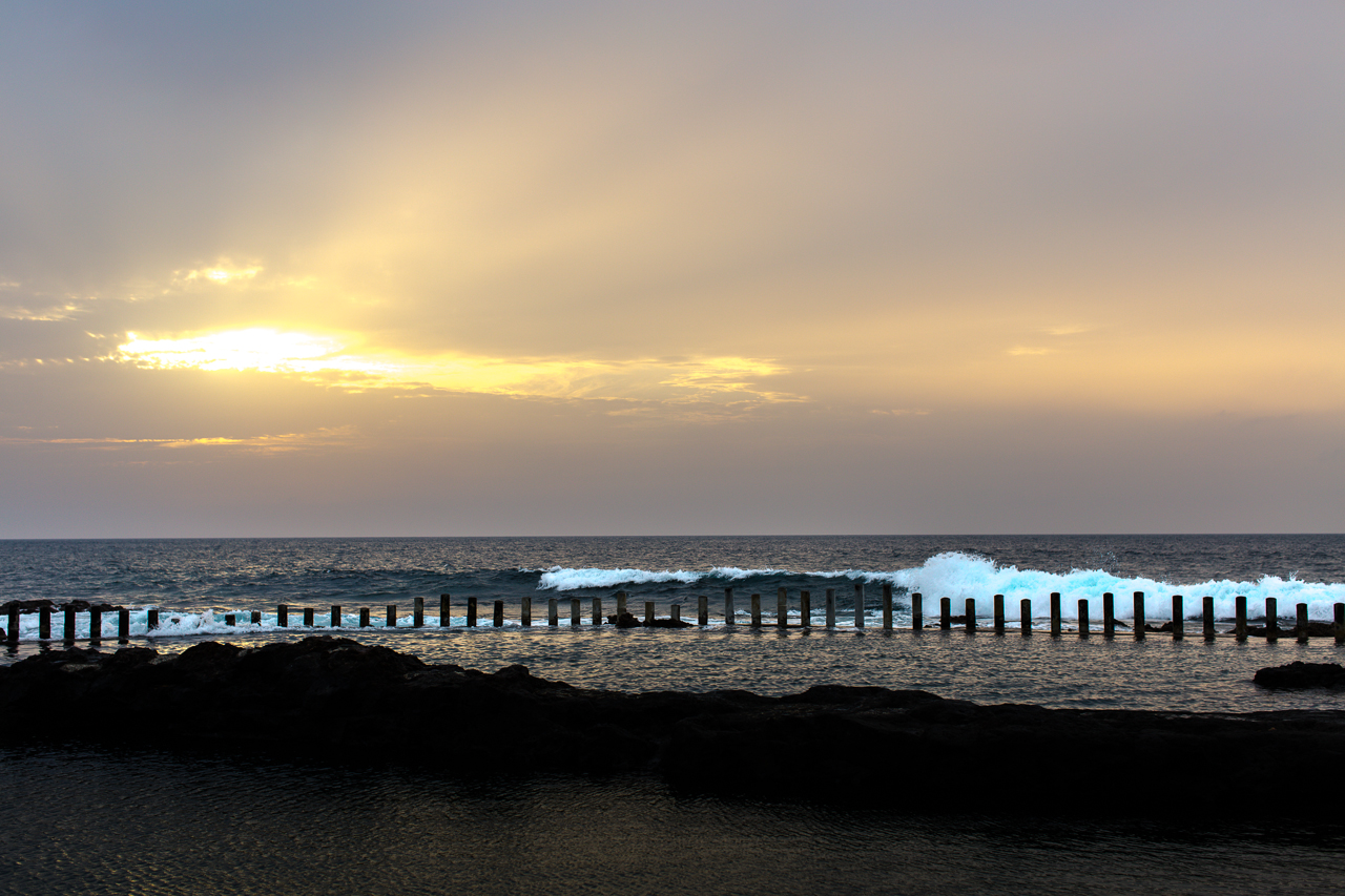 sunset in Puerto de las Nieves