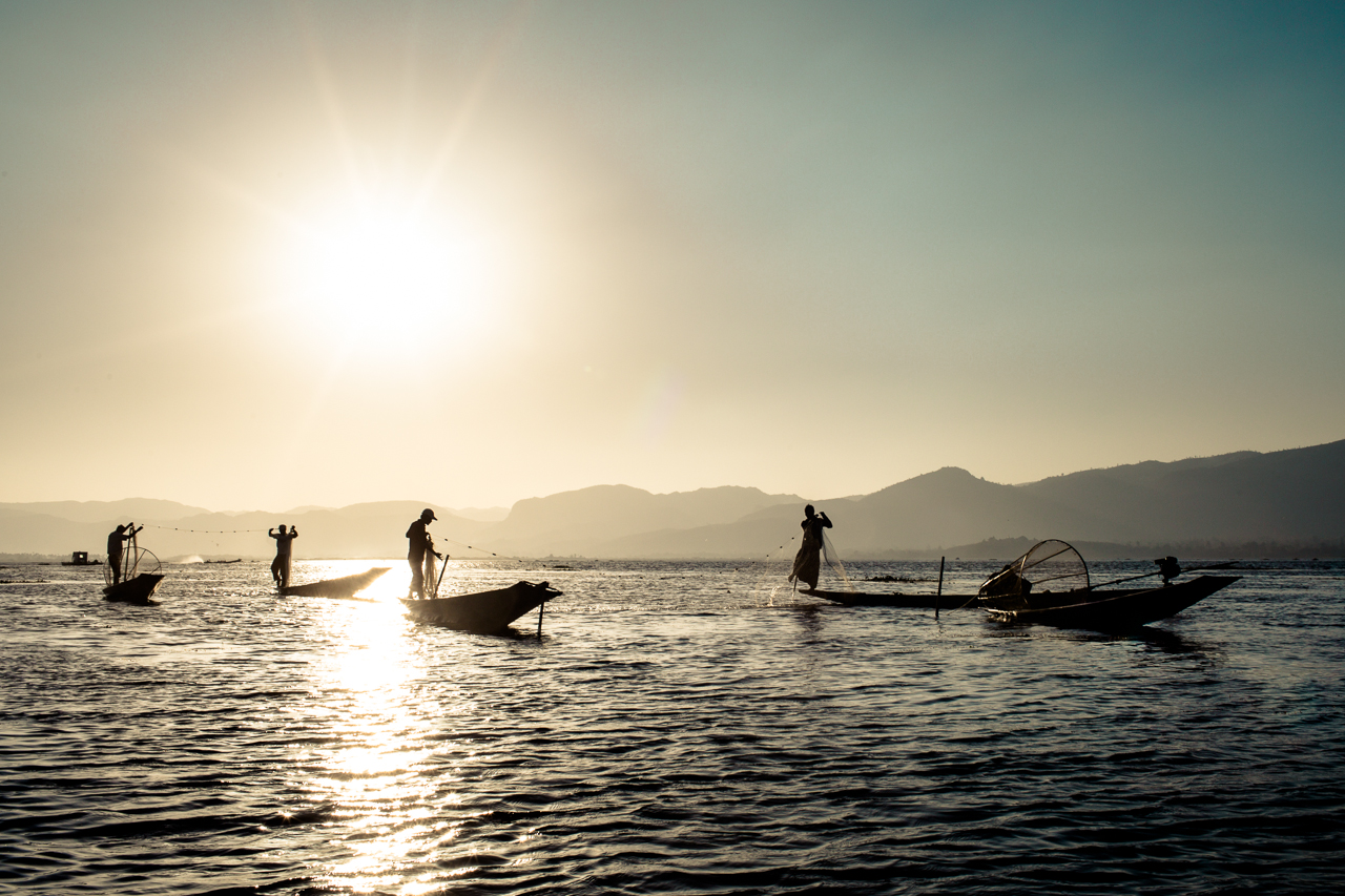 Myanmar Inle lake