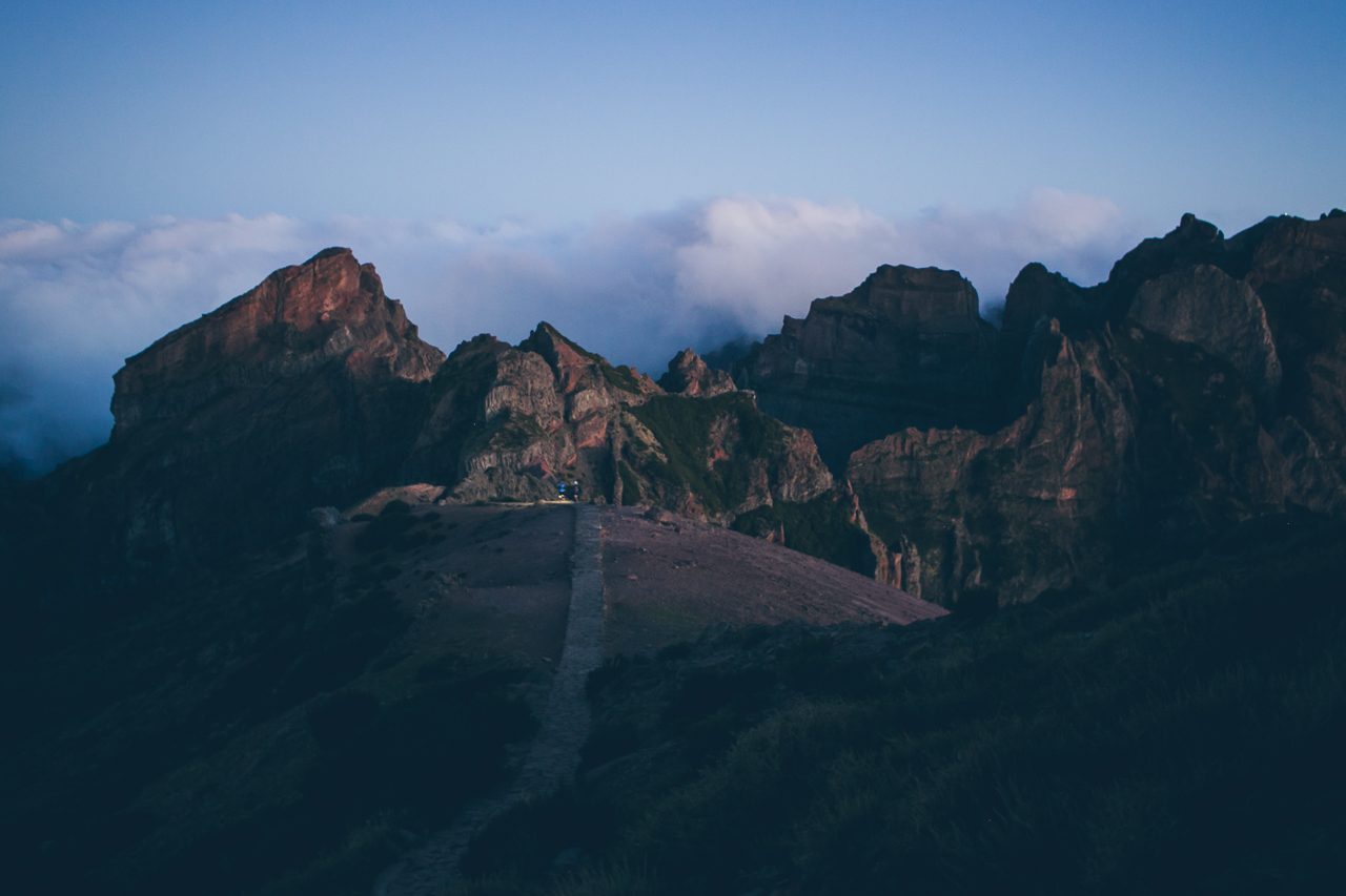 sunrise over Pico do Arieiro Madeira