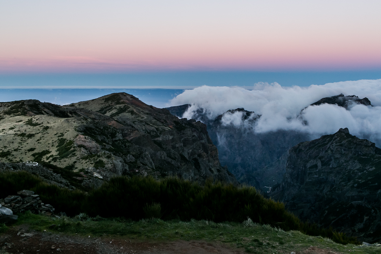 sunrise over Pico do Arieiro Madeira