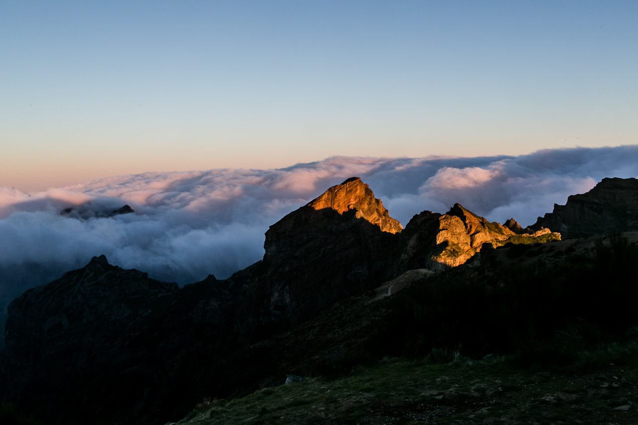 sunrise over Pico do Arieiro Madeira